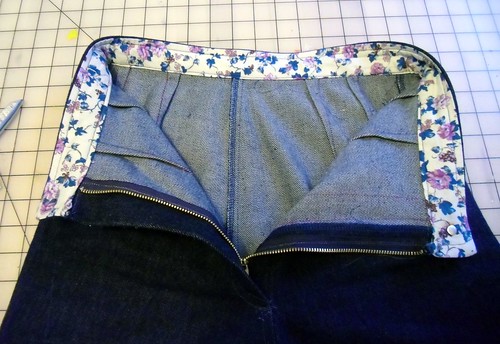 denim trousers - inside