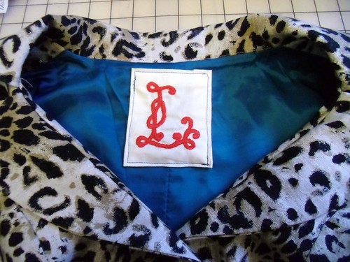 leopard jacket - L tag