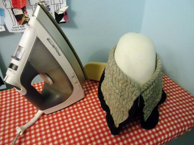 steaming the undercollar