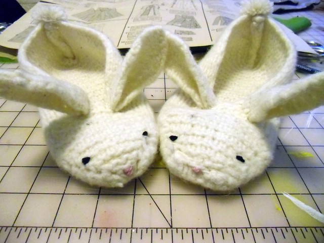 bunny slippers