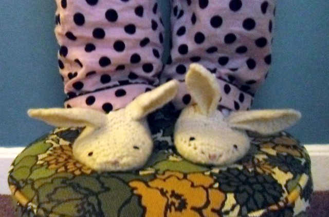 bunny slippers