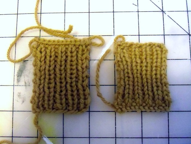 ribbing swatches