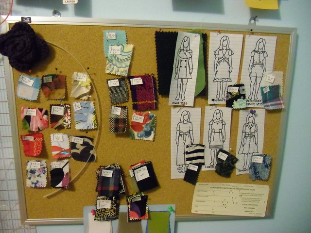 fabric & pattern planning board