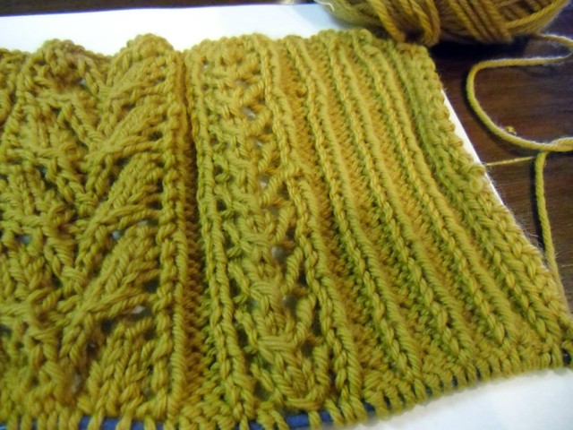 Agatha - lace pattern & ribbing