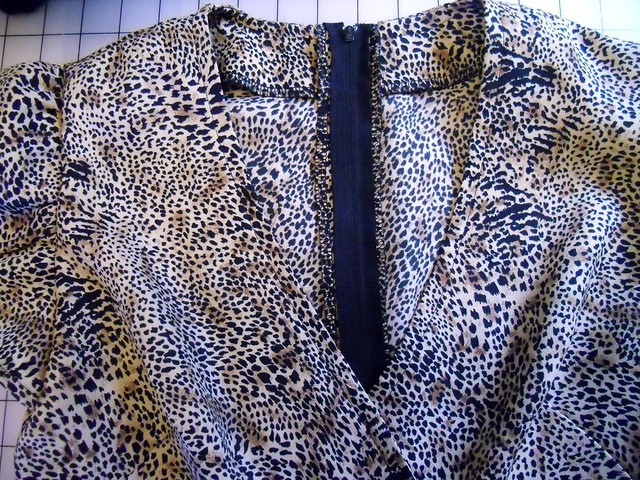 Cheetah Wrap Dress