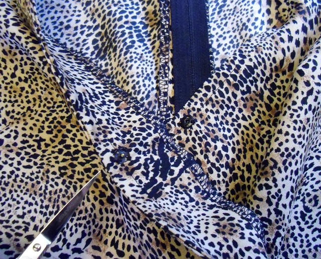 Cheetah Wrap Dress