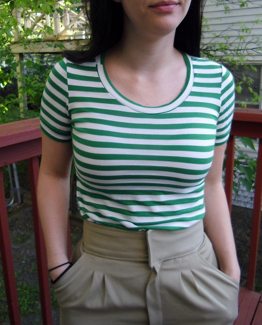 Green Stripey Renfrew