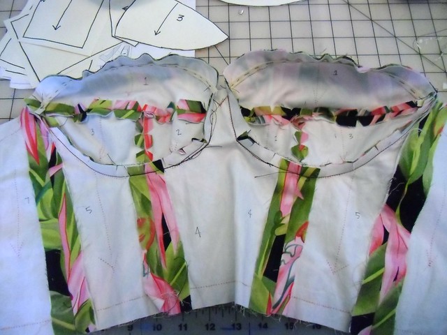 Bombshell dress progress