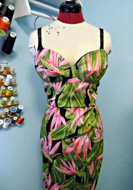 Bombshell dress progress