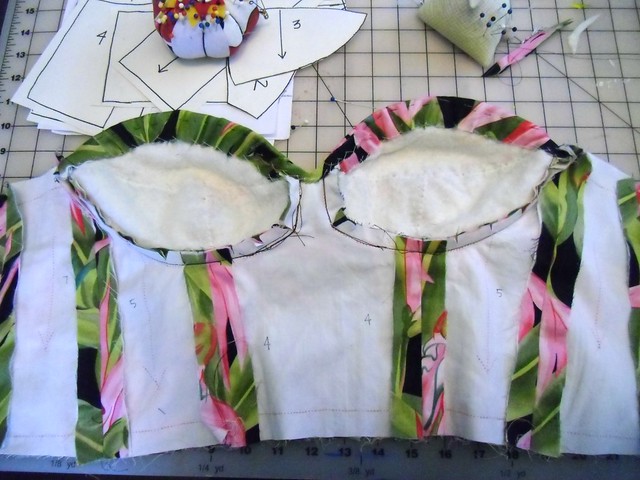 Bombshell dress progress