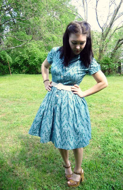 Shirtwaist Dress - with petticoat