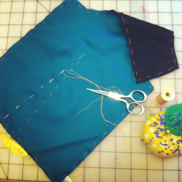 Next project involves eyelet... And a ridic amount of underlining, ugh