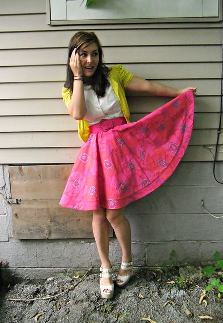 Floral Circle Skirt