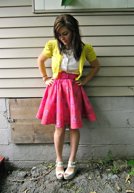 Floral Circle Skirt