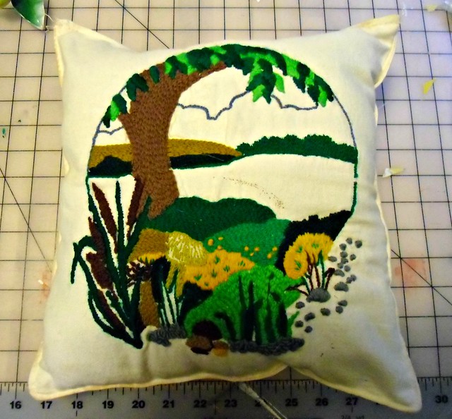 Crewel Pillowcase