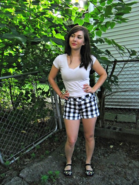 Gingham Shorts