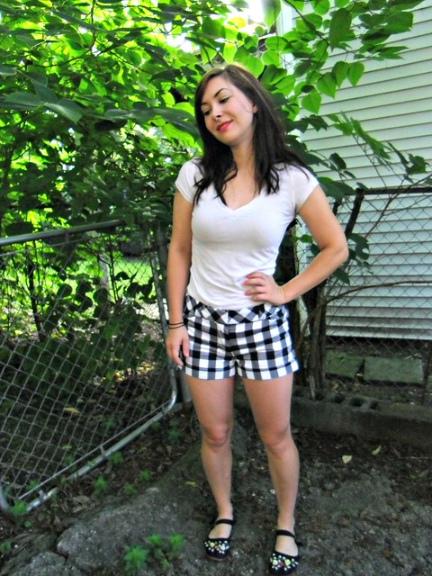 Gingham Shorts