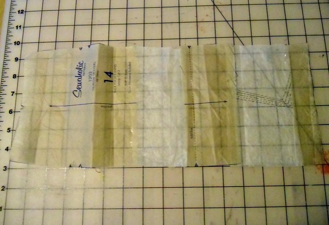 Thurlow Shorts - adjusted pattern piece