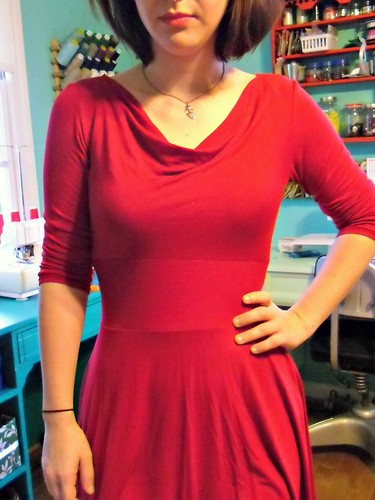 Butterick 5078 - slinky red