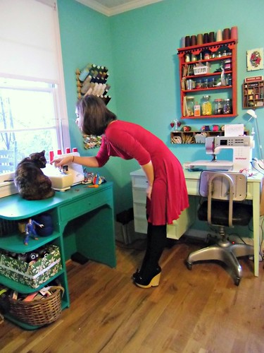 Butterick 5078 - slinky red