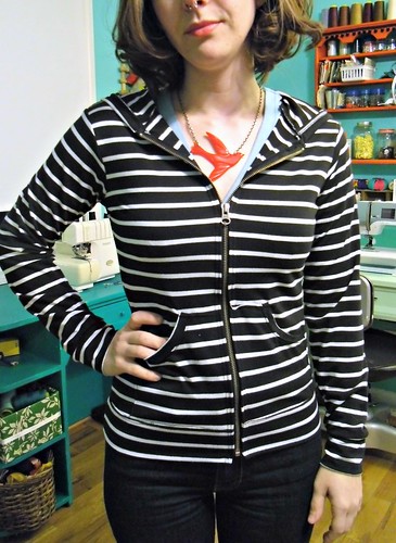 Striped Hoodie