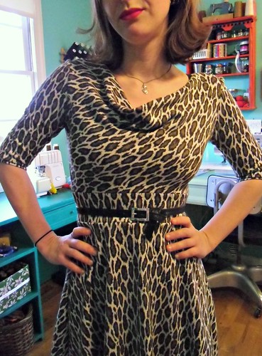 Leopard Knit Dress