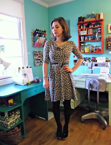 Leopard Knit Dress