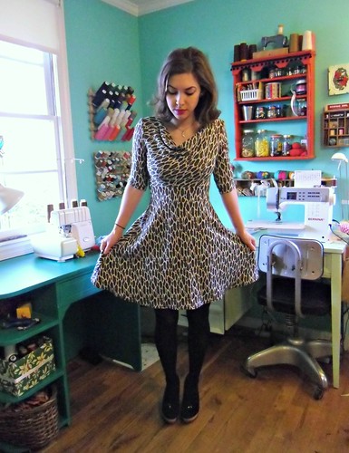 Leopard Knit Dress