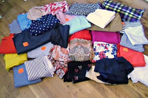 Fabric spoils, the whole lot