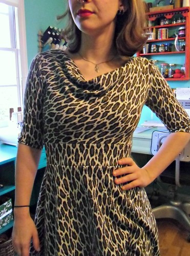 Leopard Knit Dress
