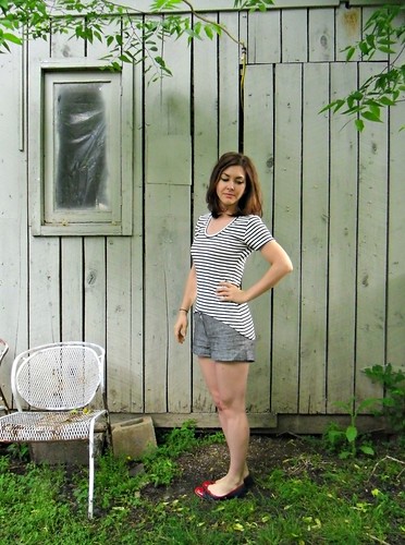 Stripey Briar, Linen Thurlows