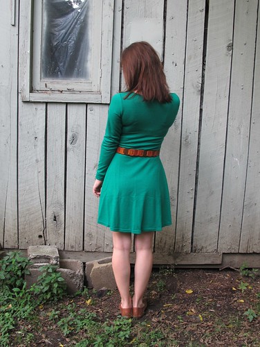 Emerald Wool Jersey Lady Skater