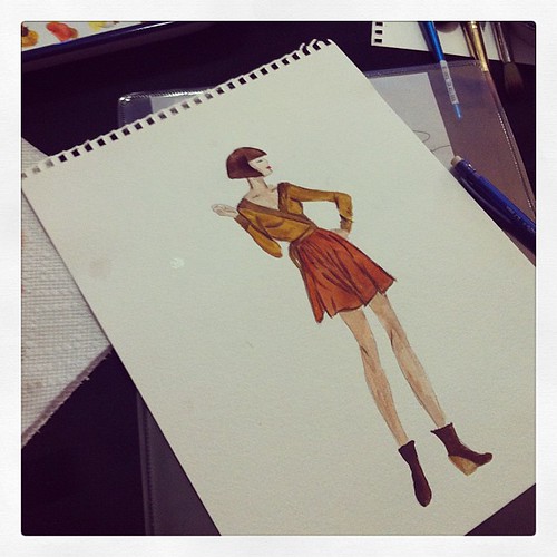 And then I took a fashion illustration class with @itsmseliza111 & @ddisciplines 
