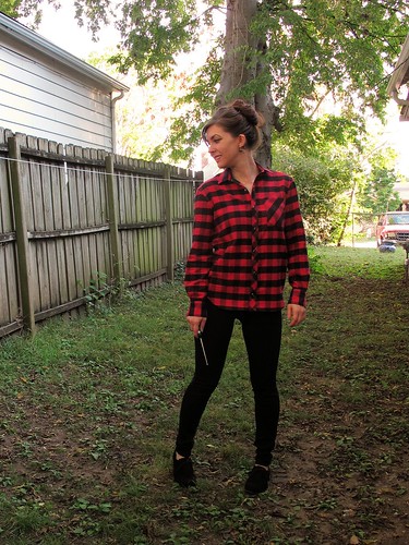 Lumberjack Archer; Ponte Leggings