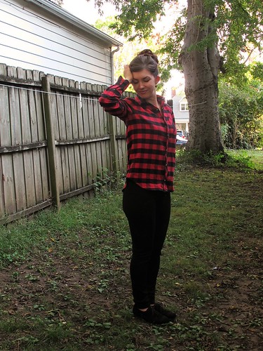 Lumberjack Archer; Ponte Leggings