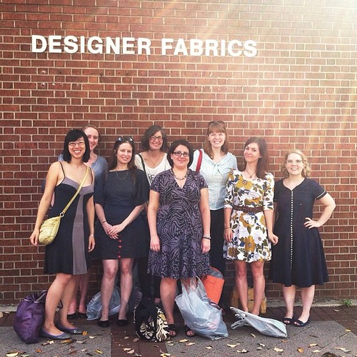 Don't worry, we bought plenty of designer fabrics today @ddisciplines @itsmseliza111 @makizysews @grainlinestudio @GinaGemmel @megthegrand @zilredloh