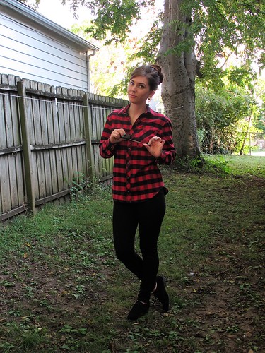 Lumberjack Archer; Ponte Leggings