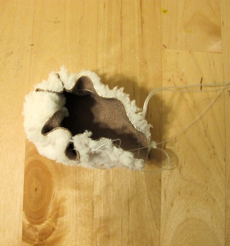 White Hoodie - pom pom