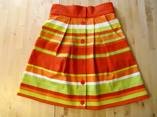 Kelly skirt, made with Mood Fabrics