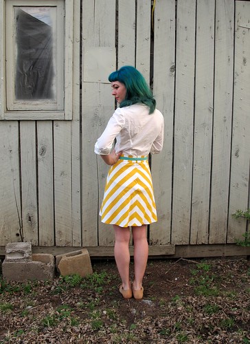 Ginger Skirt - chevrons