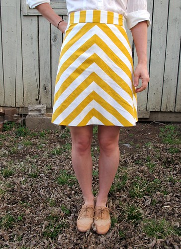Ginger Skirt - chevrons