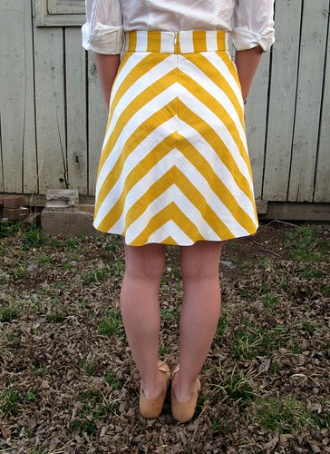 Ginger Skirt - chevrons