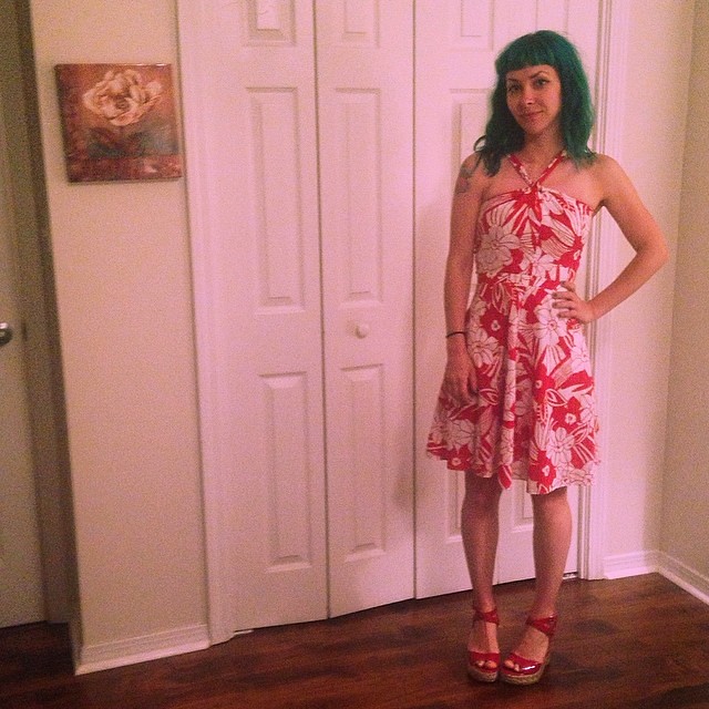 5/26, pt. 2- dress: Sewaholic Lonsdale; shoes: Fergalicious. #mmm14 #mmmay14