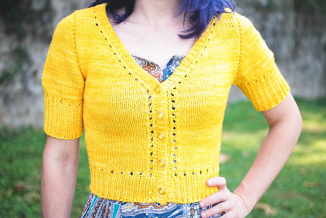 OAL 2014: Completed Simplicity 1803 + Myrna Cardigan