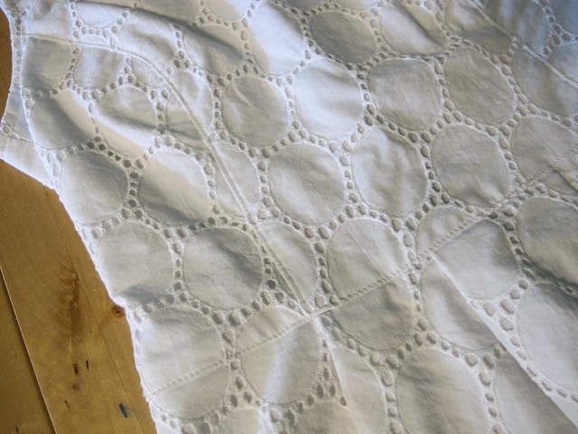 Eyelet Peplum Top & Thurlow Shorts made with Mood Fabrics