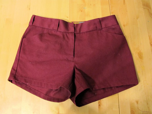 Eyelet Peplum Top & Thurlow Shorts made with Mood Fabrics