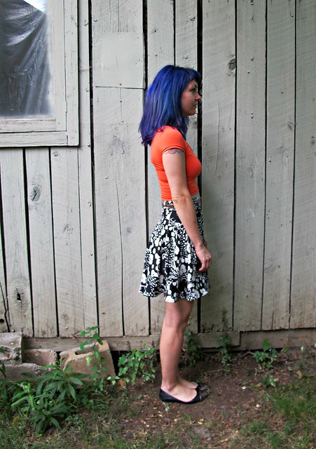 Kitty Cat Zinnia + Nettie Crop Top