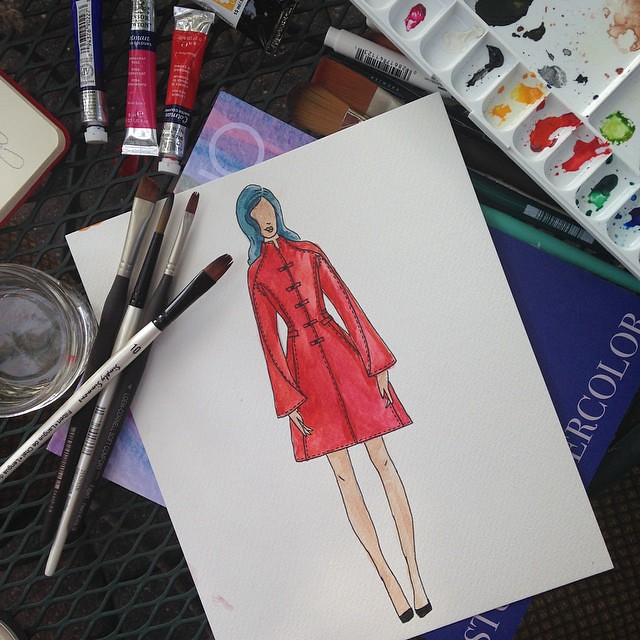 So, like, if I paint it... I have to sew it, right? ❤️