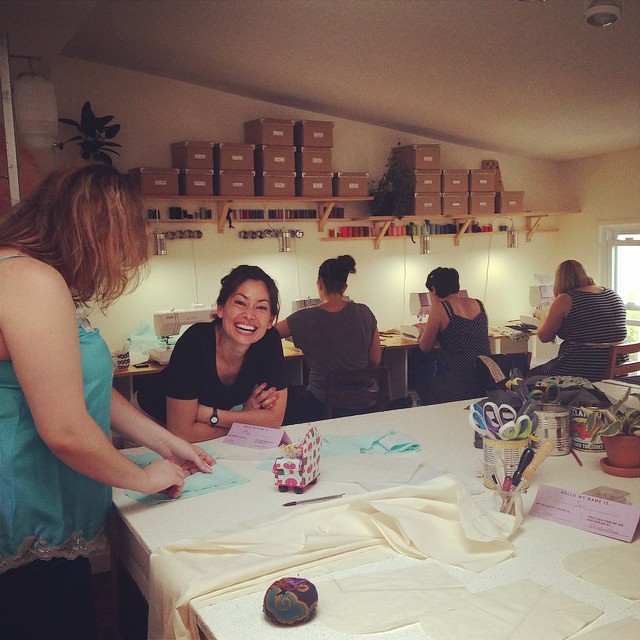 Ain't no party like a pants party  #workroomsocial #singersewing