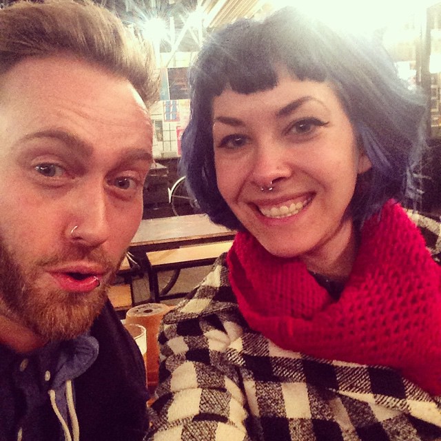 And now I'm hanging out with @ohthepeteroh, who was my first roommate in Nashville before he moved back to London. It's been 10 years and he's aged like a fine wine 🍷 #lladybirdinlondon